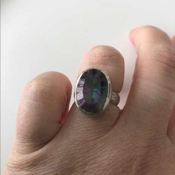 Mystic topaz ring - Picture 1 of 2